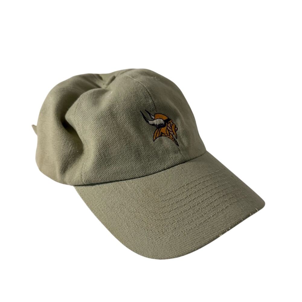 VINTAGE NFL MINNESOTA VIKINGS 90s embroidered adjustable baseball hat